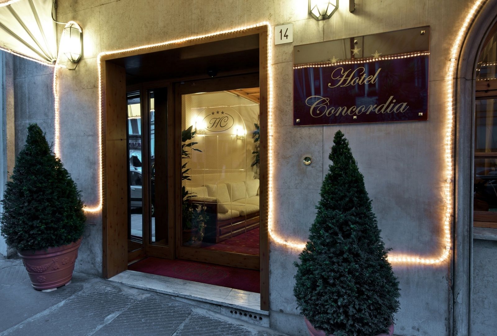 Hotel Concordia Rome Bagian luar foto